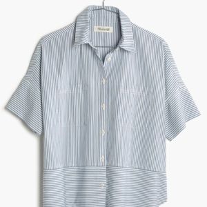 Madewell Courier Shirt in Stripe Play